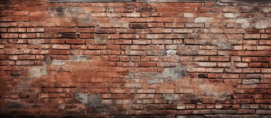Fototapeta premium Texture of a weathered brick wall