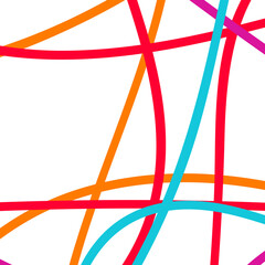 Colourful graphic lines background 