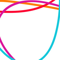 Colourful graphic lines background 