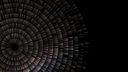 Radial pattern abstract background.
