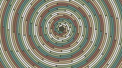 Abstract geometric pattern, color spiral.