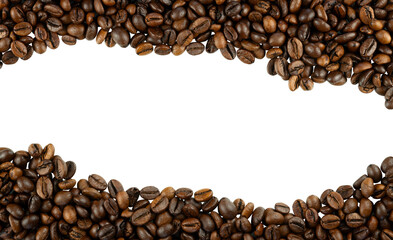 coffee beans frame