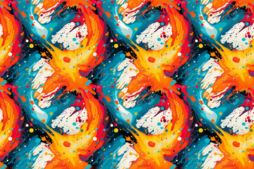 Fototapeta na wymiar seamless colorful abstract elements digital wallpaper