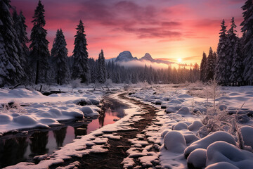 Snow Scenery Cover photo of natural scenery