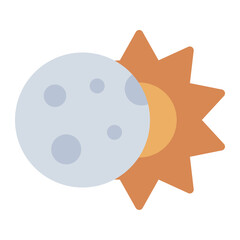 Eclipse color flat icon