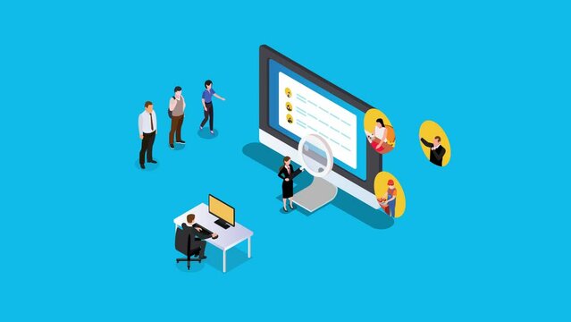 HR Manager Choosing Best Candidate for Job