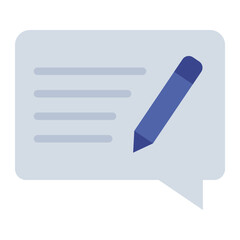 Feedback color flat icon