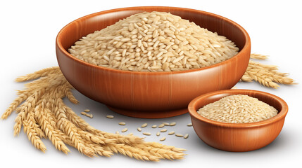 rice in a bowl HD 8K wallpaper Stock Photographic Image 