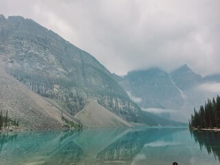 Rocky Mountains, Sentinel Pass, Lake Louise, Lake Moraine, Banff