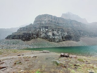 Rocky Mountains, Sentinel Pass, Lake Louise, Lake Moraine, Banff