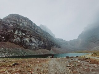 Rocky Mountains, Sentinel Pass, Lake Louise, Lake Moraine, Banff