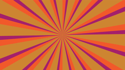 abstract brown sunburst pattern background for modern graphic design element. shining ray cartoon with colorful for website banner wallpaper and poster card decoration