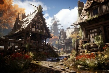 A highly detailed and visually captivating image with unreal engine and cinematic elements. Generative AI