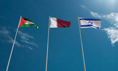 isarel qatar palestine hamas gaza city saudi arabia egypt america un unsc middle east blue cloud...