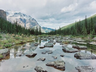 Rocky Mountains, Consolation lakes, Lake Louise, Lake Moraine