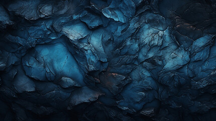 Background texture of blue lava rock texture, Close up detail of abstract art stone texture. Blue...