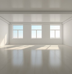 Obraz premium Empty room without furniture