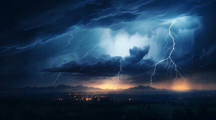 Storm background wallpaper poster PPT