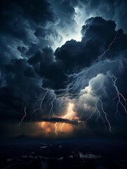 Storm background wallpaper poster PPT