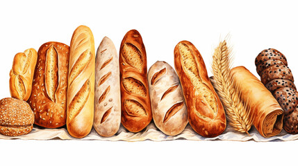 assortment of bread HD 8K wallpaper Stock Photographic Image 