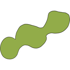 Abstract hand drawn shapes