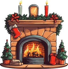 Cute fireplace
