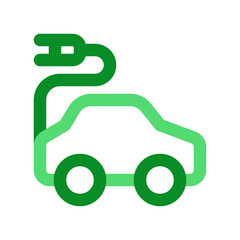 Editable electric vehicle vector icon. Environment, ecology, eco-friendly. Part of a big icon set family. Perfect for web and app interfaces, presentations, infographics, etc