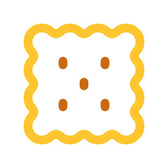 Editable biscuit, cracker vector icon. Bakery, cooking, food. Part of a big icon set family. Perfect for web and app interfaces, presentations, infographics, etc
