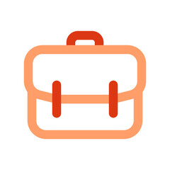 Editable briefcase, suitcase, portfolio vector icon. Business, work, travel. Part of a big icon set family. Perfect for web and app interfaces, presentations, infographics, etc