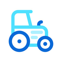 Editable tractor vector icon. Farming, transportation, vehicle, agriculture. Part of a big icon set family. Perfect for web and app interfaces, presentations, infographics, etc