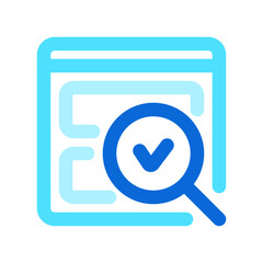 Editable usability check, evaluation vector icon. Part of a big icon set family. Perfect for web and app interfaces, presentations, infographics, etc