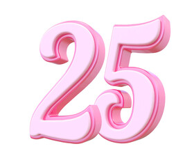 Pink Number 25