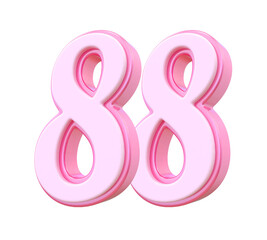Pink Number 88