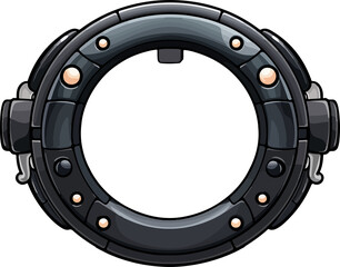Obraz premium Cute tambourine