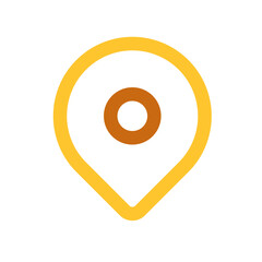 Editable location pin vector icon. Map, location, navigation. Part of a big icon set family. Perfect for web and app interfaces, presentations, infographics, etc