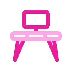 Editable workspace, desk vector icon. Part of a big icon set family. Perfect for web and app interfaces, presentations, infographics, etc