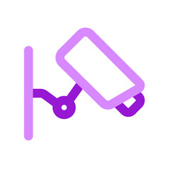 Editable security camera, CCTV vector icon. Property, real estate, construction, mortgage, interiors. Part of a big icon family. Perfect for web and app interfaces, presentations, infographics, etc