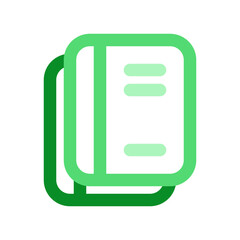 Editable books, notebooks, textbooks, journal, diary vector icon. Part of a big icon set family. Perfect for web and app interfaces, presentations, infographics, etc