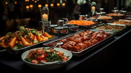 Bountiful Catering Buffet Represents Celebration, Abundance and Bringing People Together