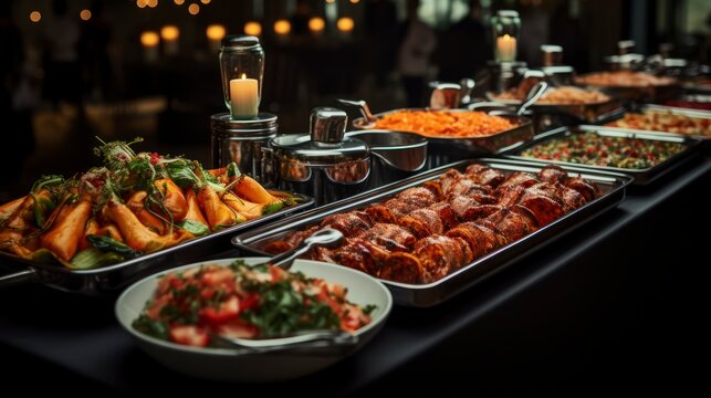 Bountiful Catering Buffet Represents Celebration, Abundance and Bringing People Together