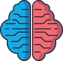 Brainstorming Icon. vector brain icon
