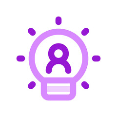 Editable lightbulb, innovation vector icon. Part of a big icon set family. Perfect for web and app interfaces, presentations, infographics, etc