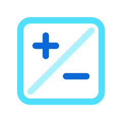 Obraz premium Editable photo exposure, plus and minus vector icon. Part of a big icon set family. Perfect for web and app interfaces, presentations, infographics, etc