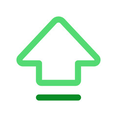 Editable capslock arrow vector icon. Part of a big icon set family. Perfect for web and app interfaces, presentations, infographics, etc