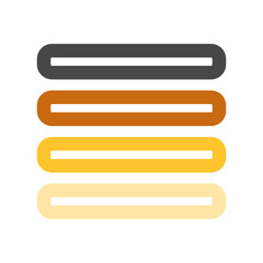 Obraz premium Editable vector list view icon. Part of a big icon set family. Perfect for web and app interfaces, presentations, infographics, etc