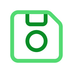 Editable vector save storage floppy disk icon. Part of a big icon set family. Perfect for web and app interfaces, presentations, infographics, etc