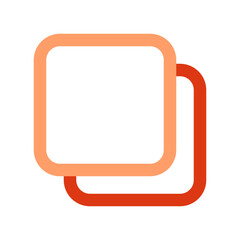 Editable vector copy duplicate layer icon. Part of a big icon set family. Perfect for web and app interfaces, presentations, infographics, etc