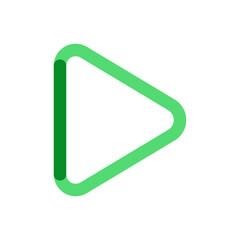 Editable vector right triangle arrow icon. Black, transparent white background. Part of a big icon set family. Perfect for web and app interfaces, presentations, infographics, etc