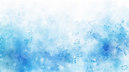 watercolor blue and white gradient, abstract winter background, light cold copy space design blank greeting form