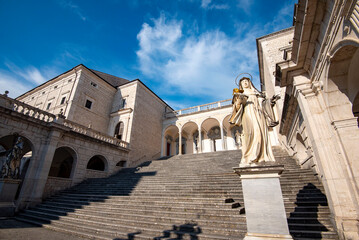 Abbey of Montecassino - Italy - obrazy, fototapety, plakaty